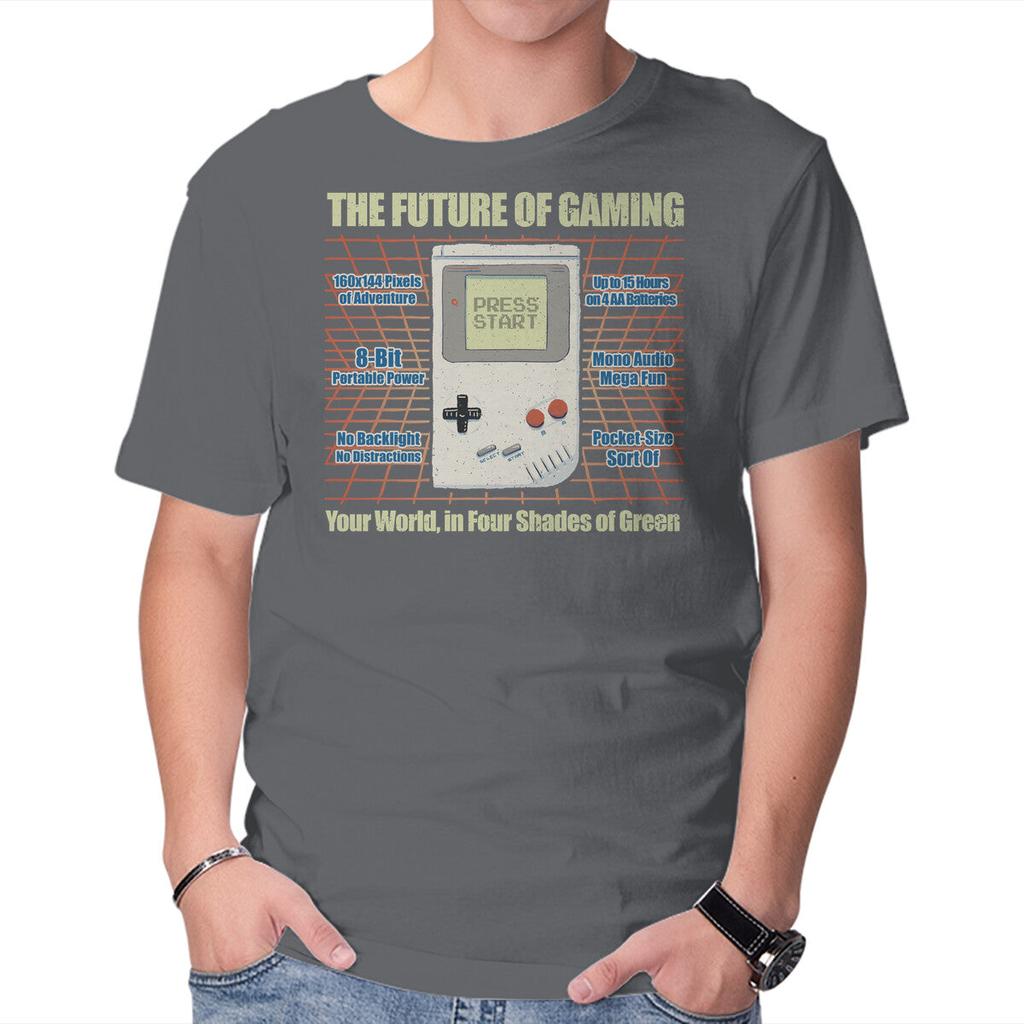 Unisex Crew Neck T-Shirt The Future Of Gaming Graphic Short Sleeve Casual Tee