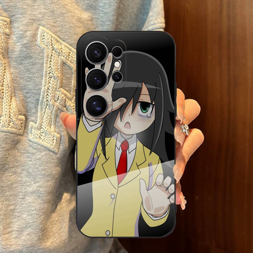 Watamote K-Kuroki T-Tomoko Phone Case For Samsung S 24 Fe 25 Ultra Plus 20 Lite 21 30 22 23 24 22 Ultra 5G Fundas
