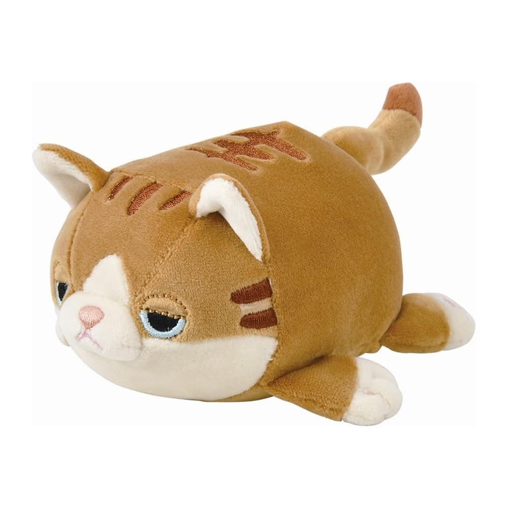 Livheart Marshmallow Animal Plush Toy Brown Tabby Cat 11cm