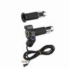 5 Wires   Throttle Grips With LED Display And Key Lock For Electric Bike(golden)