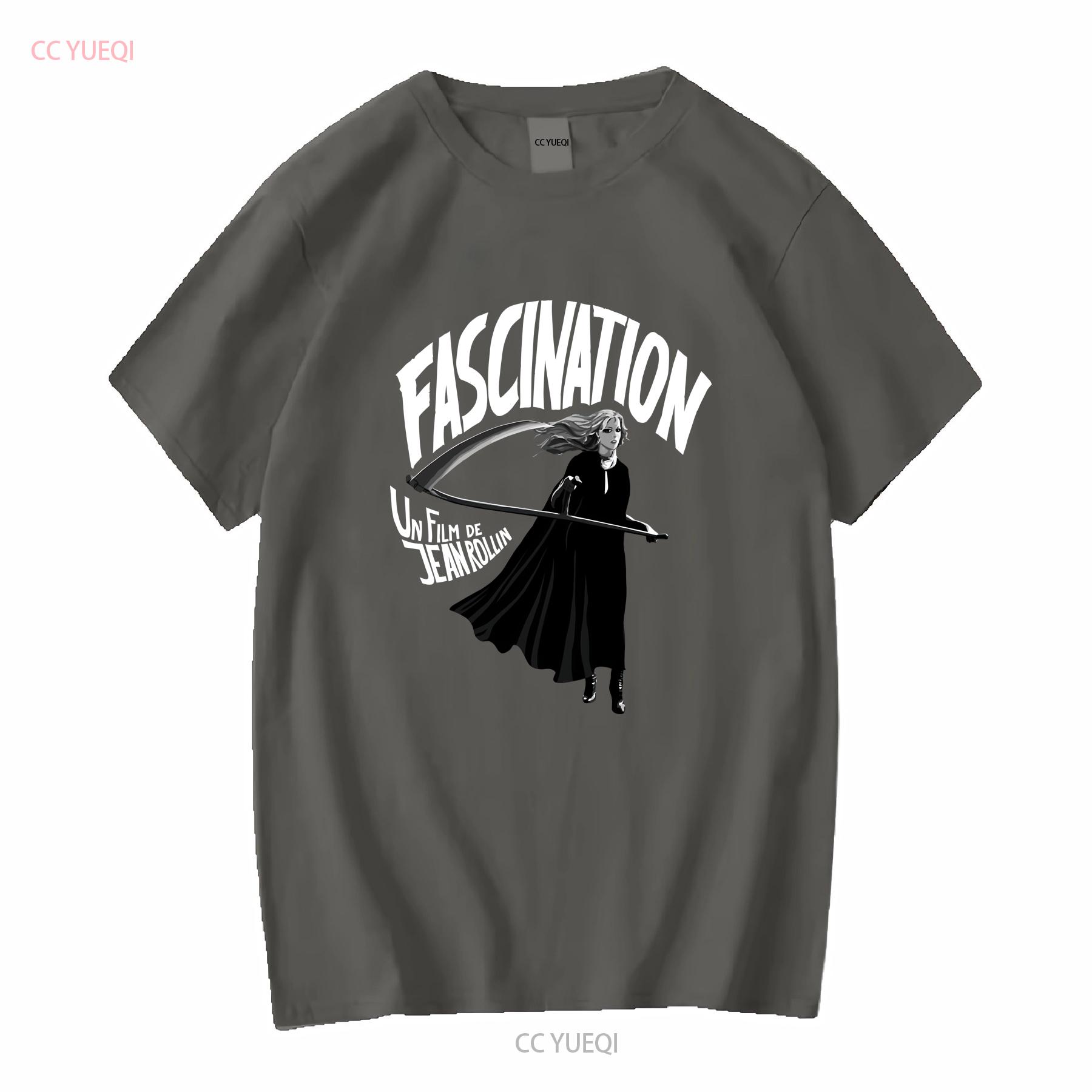 

Fascination Jean Rollin Essential T Shirt long or short sleeves vintage Washed streetwear Unisex fashion graphic Stretched 4XL