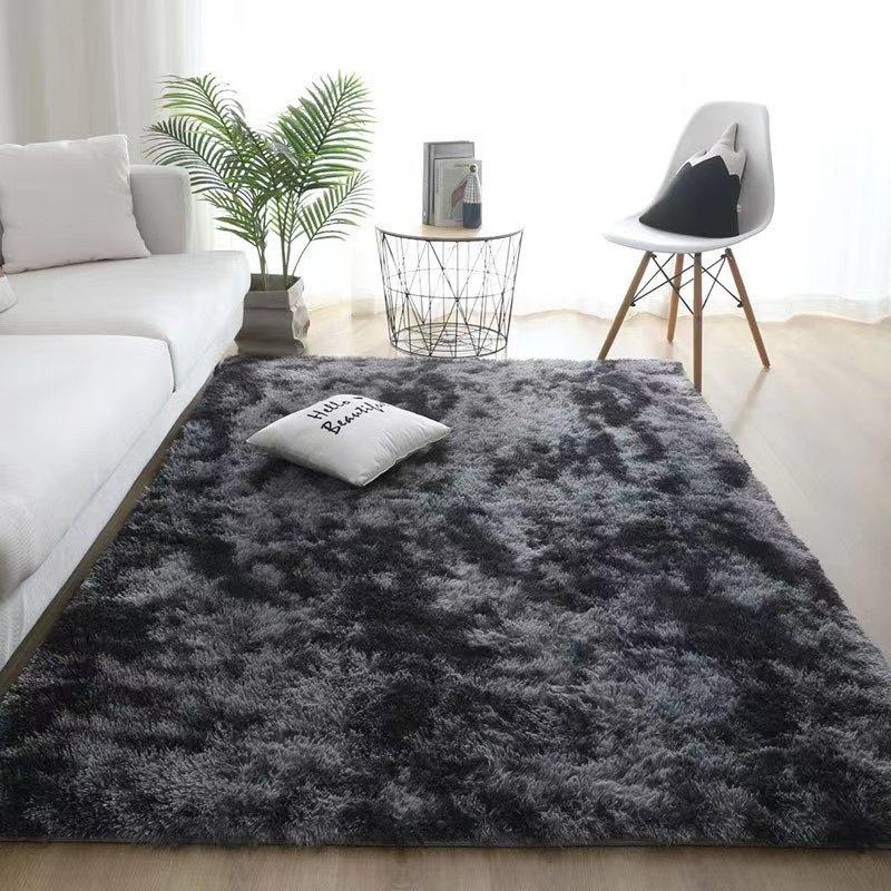 Nordic Style Living Room Carpet Sofa Coffee Table Blanket Fully Covered Non-slip Floor Mat Plush Floor Mat Household Bedroom Bedside Blanket