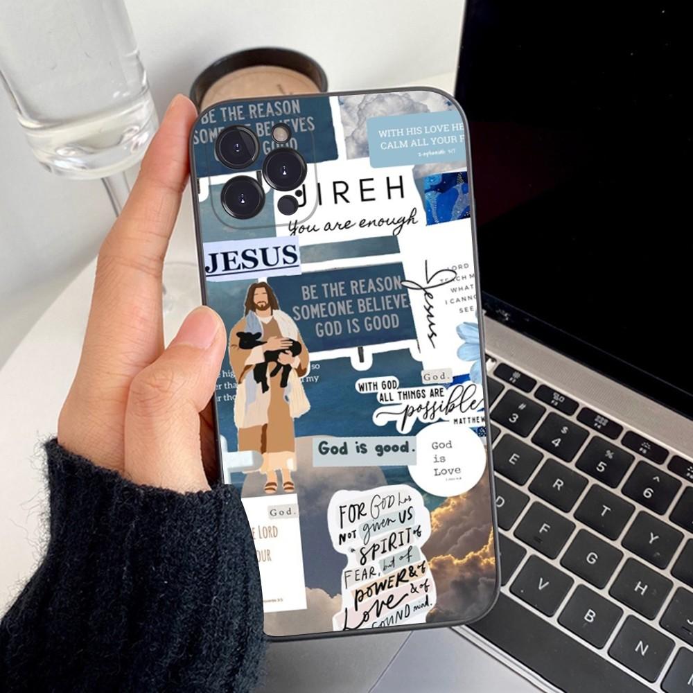 

Faith Christian Religious Jesus Phone Case For iPhone 15 14 11 12 13 Mini Pro XS Max Cover 6 7 8 Plus X XR SE 2020 Funda Shell iPhone 7 or 8