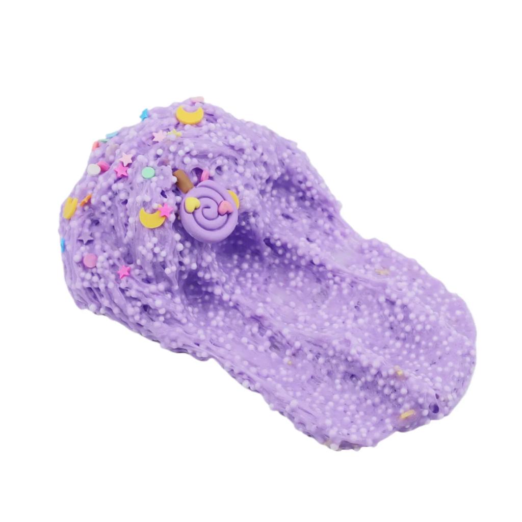 Festive Fluffy Slime Kit, Colored Clay & Crystal Glue with Foam, DIY Craft Supplies for Decompression and Holiday Gifts