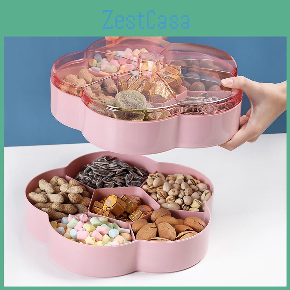 Süßigkeitenschale Aufbewahrung 12 Etagen Nüsse Behälter Snacks Box Blumen Snacks Box