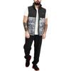adidas Tiedye Down Vest High Collar Padded Winter Men Vest Black Grey GE9985