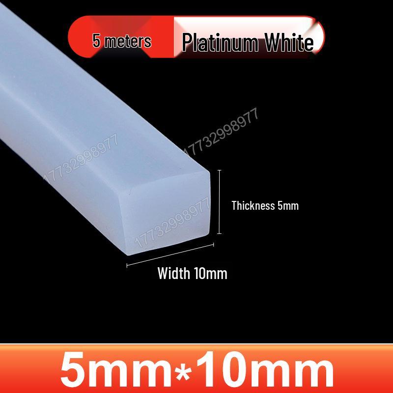 High-Temperature Resistant Transparent Silicone Rubber Sealing Strip