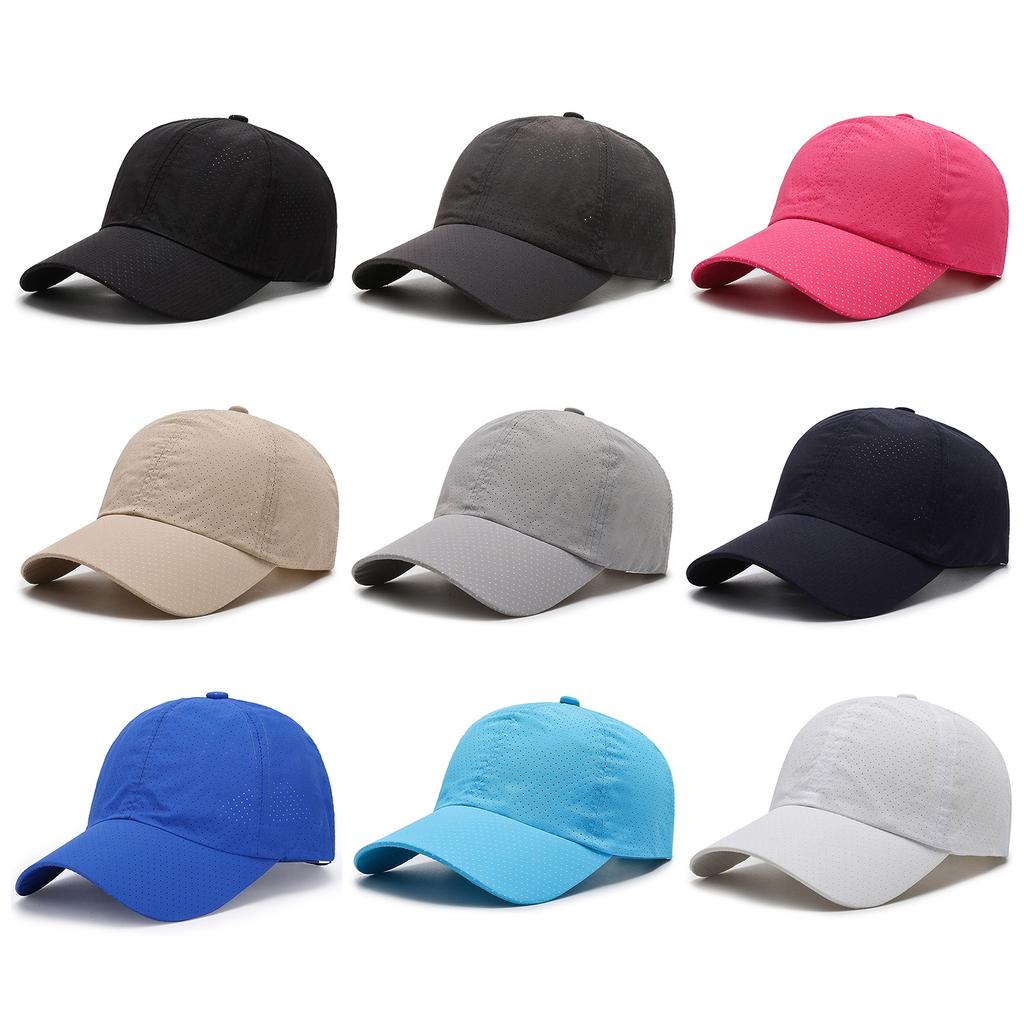 Breathable Baseball Hat Quick Drying Hat Adjustable Head Straps Hat Fishing Climbing Travel Hat for Male Sunproof