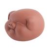 Premium Ceramic Fortune Pig Sculpture Hand Crafted Tea Pet Symbol of Luck Happiness for Tea Board Desktop Dorm Decoration Red