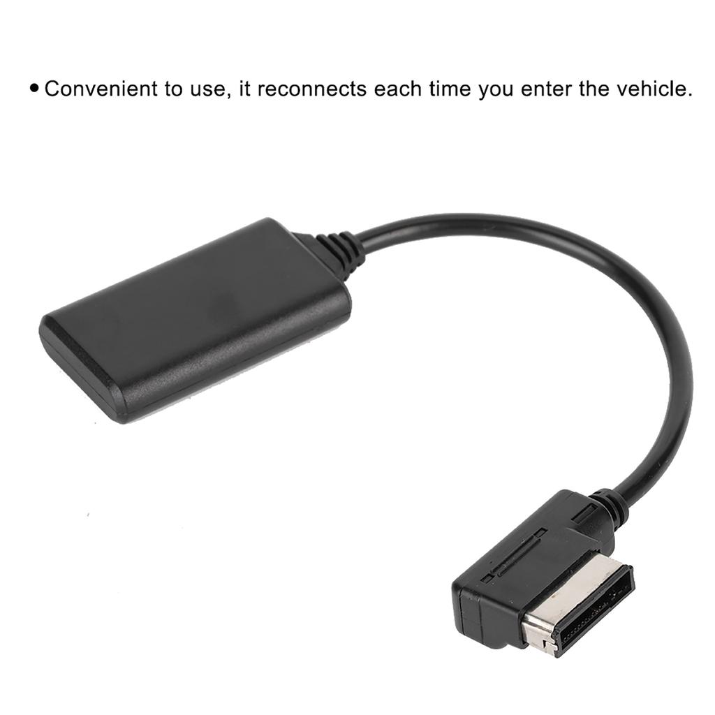 Bluetooth5.0 AUX Music Interface Adapter Audio Cable Fits for AMI MMI MDI Music Interface Adapter Audio Cable AUX Cable for MMI