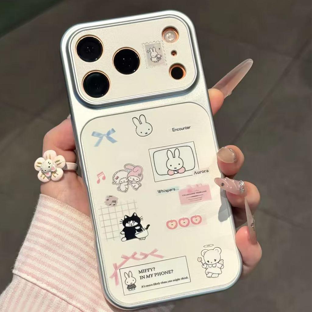 Foundation Apple Miffy Rabbit Is Suitable for Apple Promax Mobile Phone Case Huawei Xiaomi Vivo Soft Case Large Window
