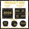 48Pcs Black and Gold New Years Napk Paper, Polka Dot New Years Eve Party Supplies 2026 Black and Gold Napk Nye Decorations for Holiday Birthday
