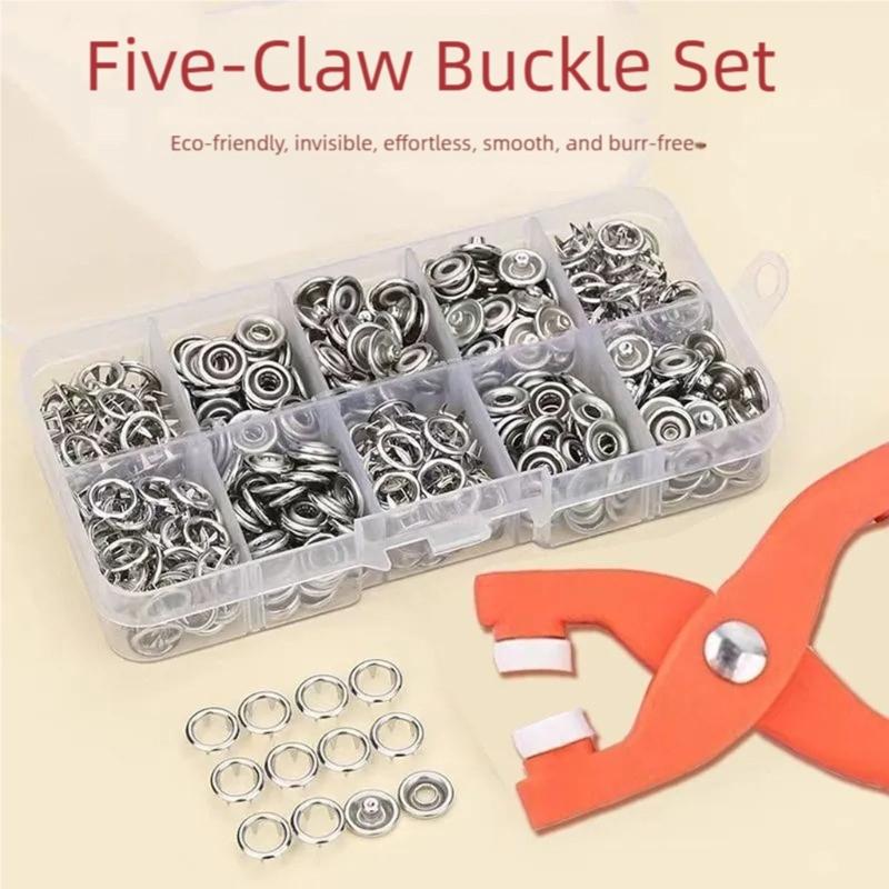 High Strengths Metal Fastener Installation Set Seamlessly Hide Designs For Garments Accessories Repair