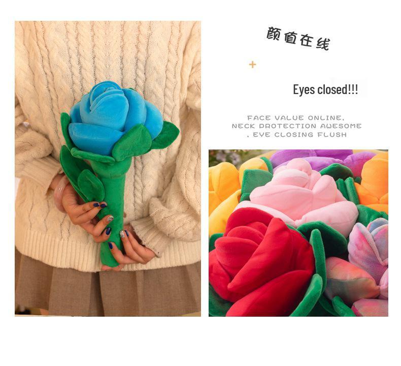 Grande Bouquet di Bambole Peluche a Forma di Rosa - Regalo di San Valentino & Decorazione per la Casa per Donne