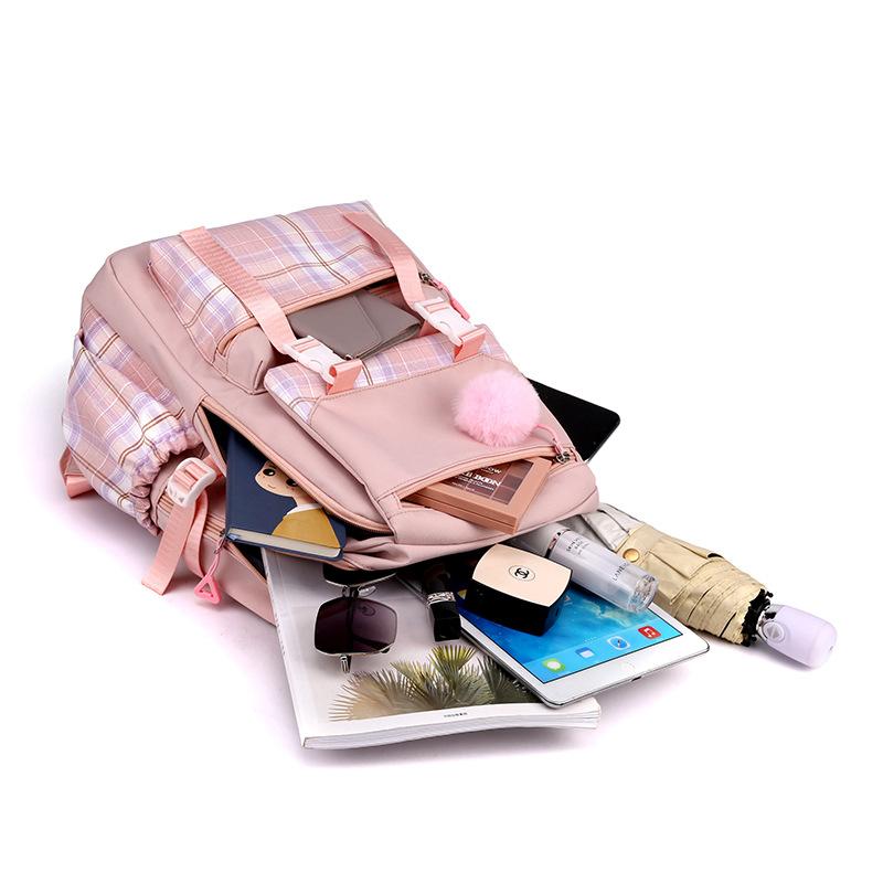 Trend Large-Capacity Backpack Can Come To Picture Diy Printed Middle School Student Schoolbag