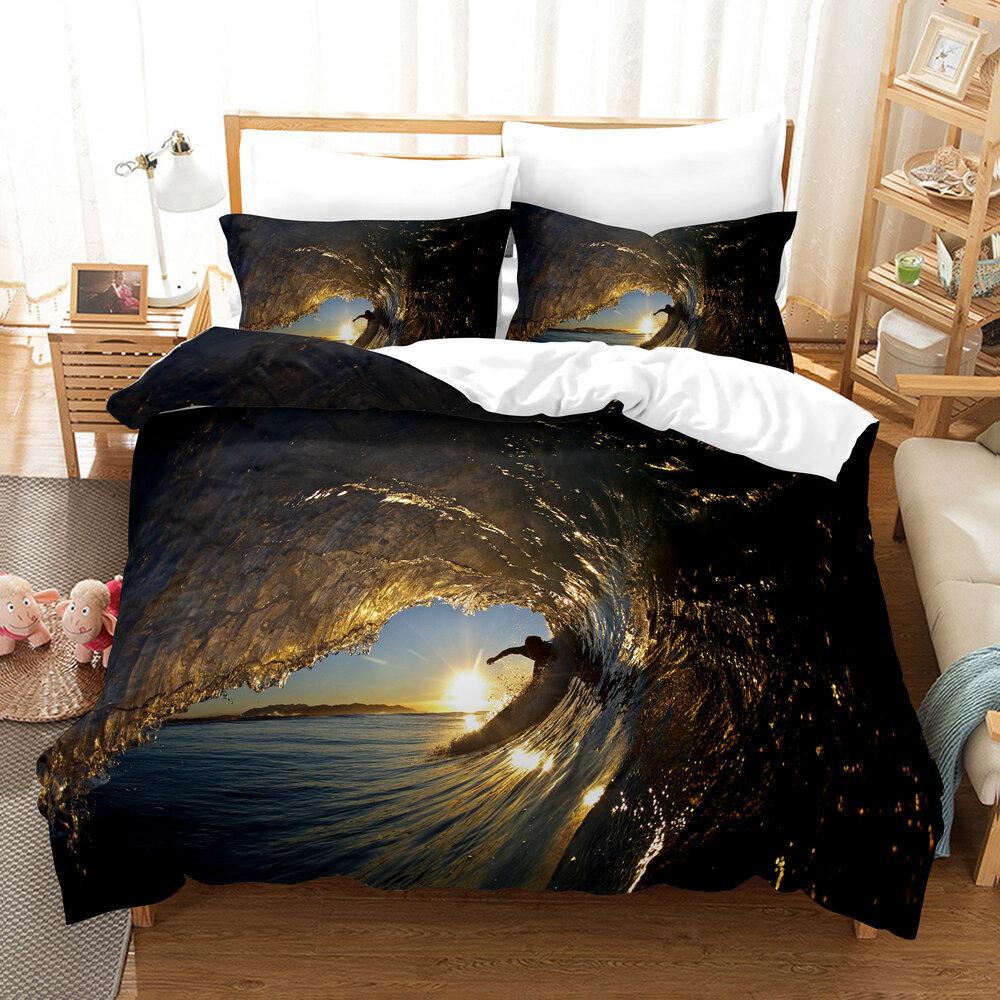 Middle East E-Commerce Three-Piece Set, American 3D Digital Printing Kit