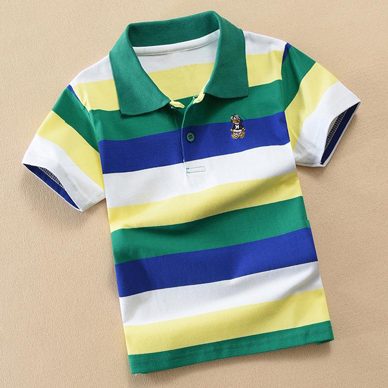 Korean Style Polo Shirt: Short-Sleeved, Pure Cotton, Unisex for Men, Women & Kids