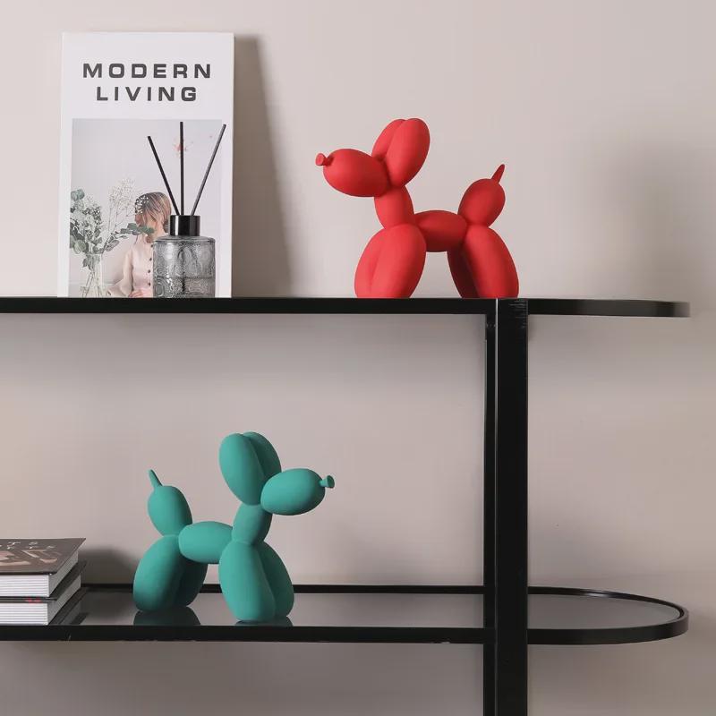 Colorful Modern Balloon Dog Ornaments: Living Room, Wine Cabinet & Office Decor