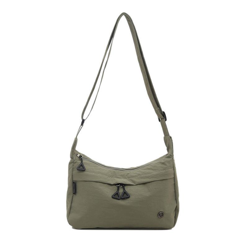 Nylon Crossbody Bag For Women With Large Capacity And Zipper Closure For Daily Use
