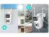 4MP HD Outdoor WiFi Dual-Lens Surveillance Camera with AI Tracking & Warning Light Alarm