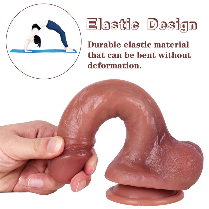 G32 Polar Bear New Technology Liquid Silicone Forced Simulation Dildo Adult Sex Toys