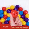 Conjunto de 50 Bolas de Sorteio de Loteria Abertas de 4 cm para Rifas e Atividades Festivas
