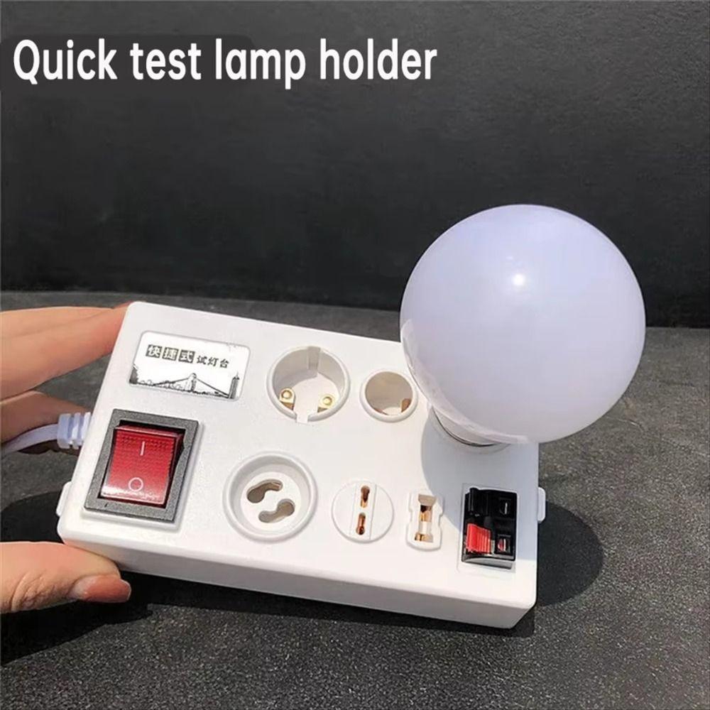 Accurate Measurement Lamp Tester Box Easy To Use Voltage Tester Electric Power Test