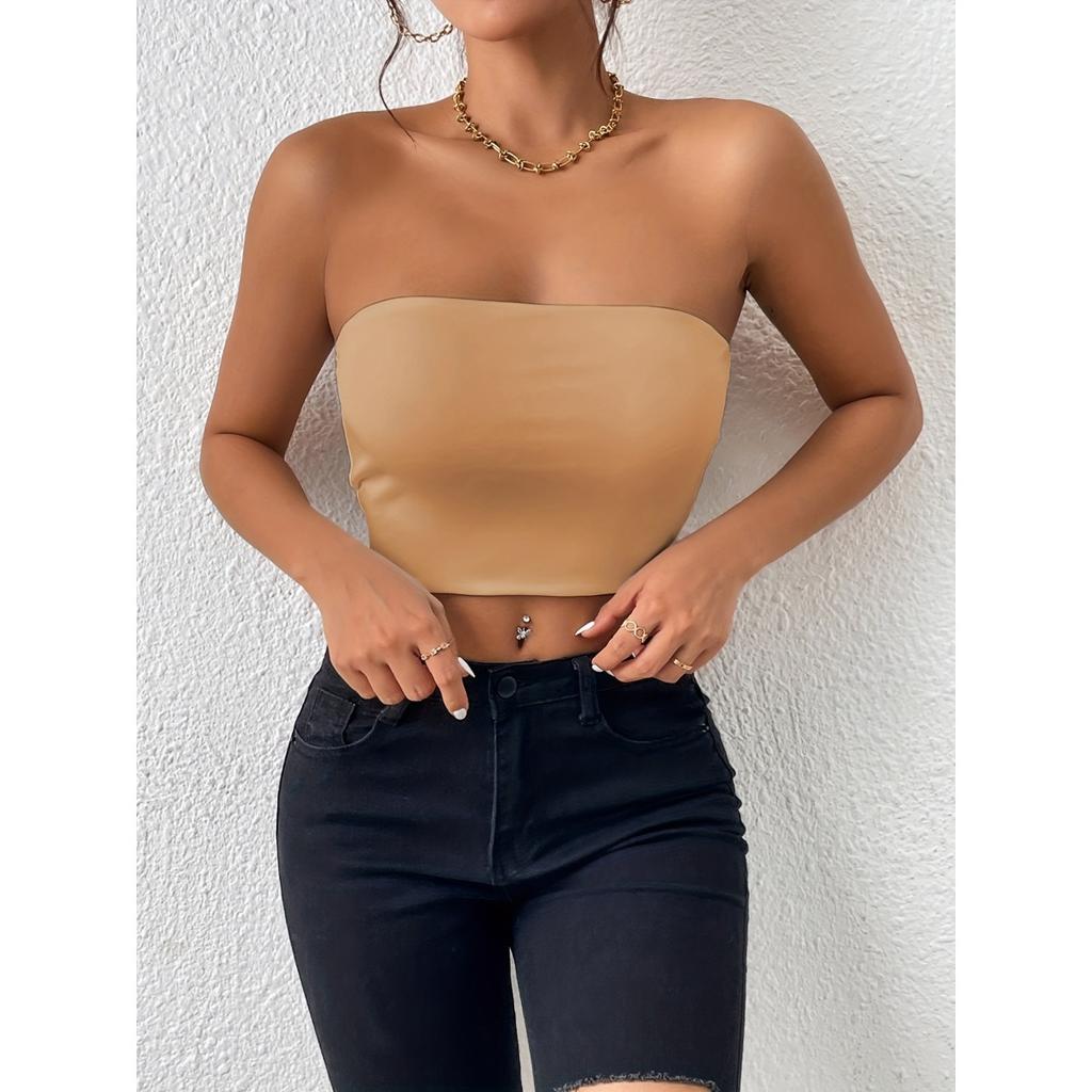 Damen Einfarbiger Alltäglicher Casual BH, Stoßfester und Anti-Hänge-BH, Ohne Stahlbügel, Damen Brustwickel, Geeignet zum Tragen zu jeder Jahreszeit
