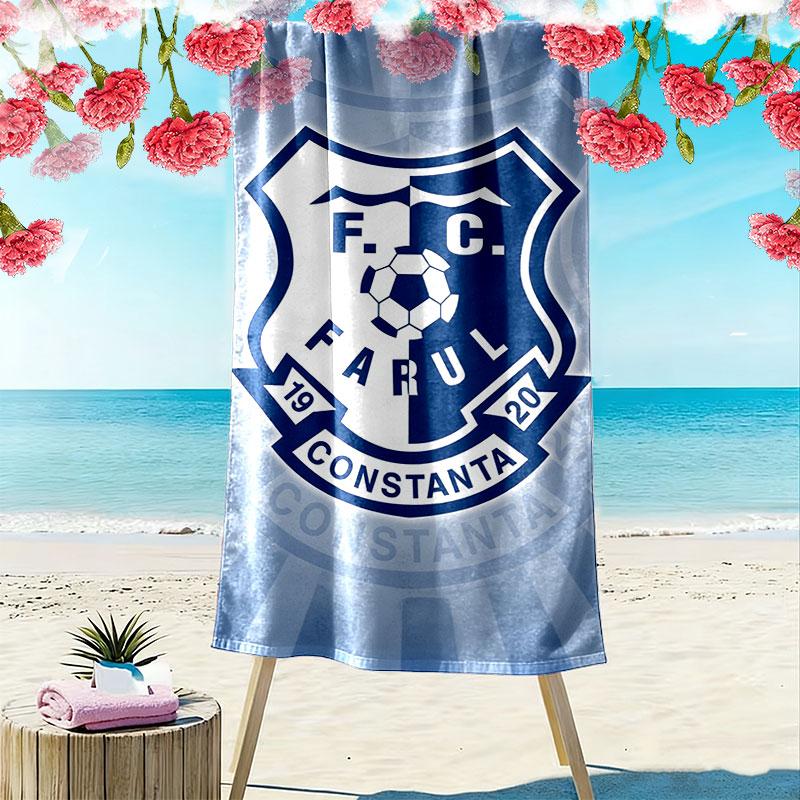 Farul FC Print Beach Towel, Large Soft Quick Dry Towel for Beach Camping Swimming