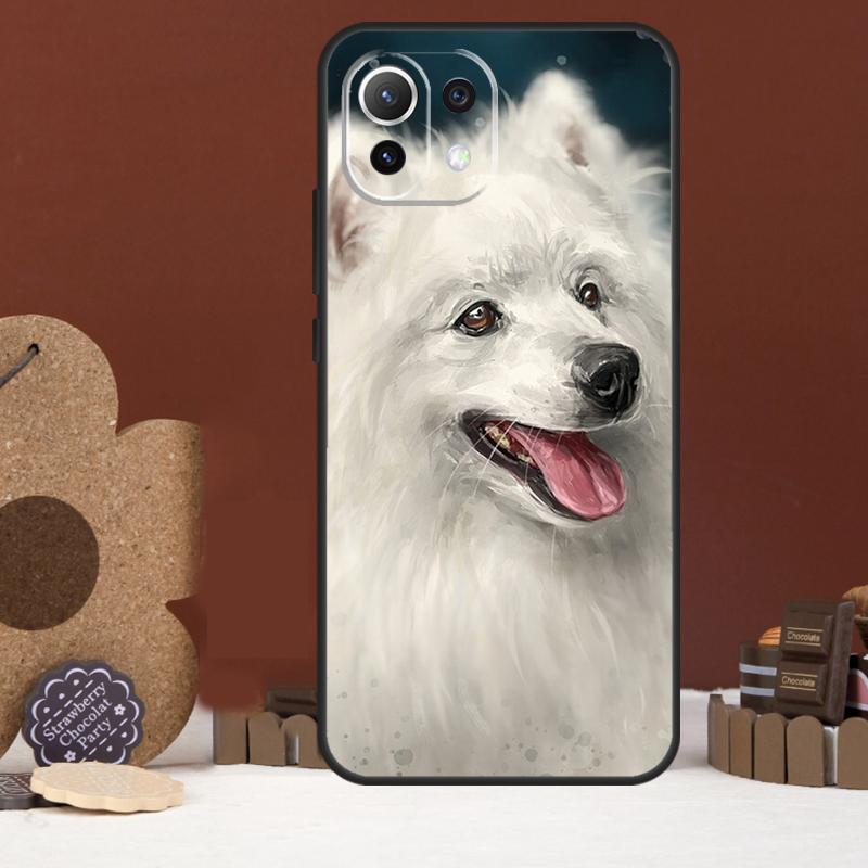 Japanese Spitz Dog Case For Xiaomi 14 15 Ultra 15T 14T 13T 17 Pro Max POCO X7 Pro X5 X6 F5 F6 F7 F8 Ultra Cover