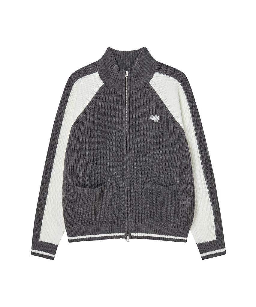 Gola Union Jack Knit Zip-Up [Charcoal]