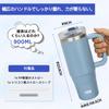 TYESO Tumbler Water Bottle Cold Insulated Stainless Steel Bottle Water Bottle with Straw Handle Mug Outdoor Vacuum Insulated Double Structure Wide