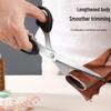 Large Stainless Steel Tailor Scissors with Plastic Handle for Cutting Fabric, Leather, Rope, and Line