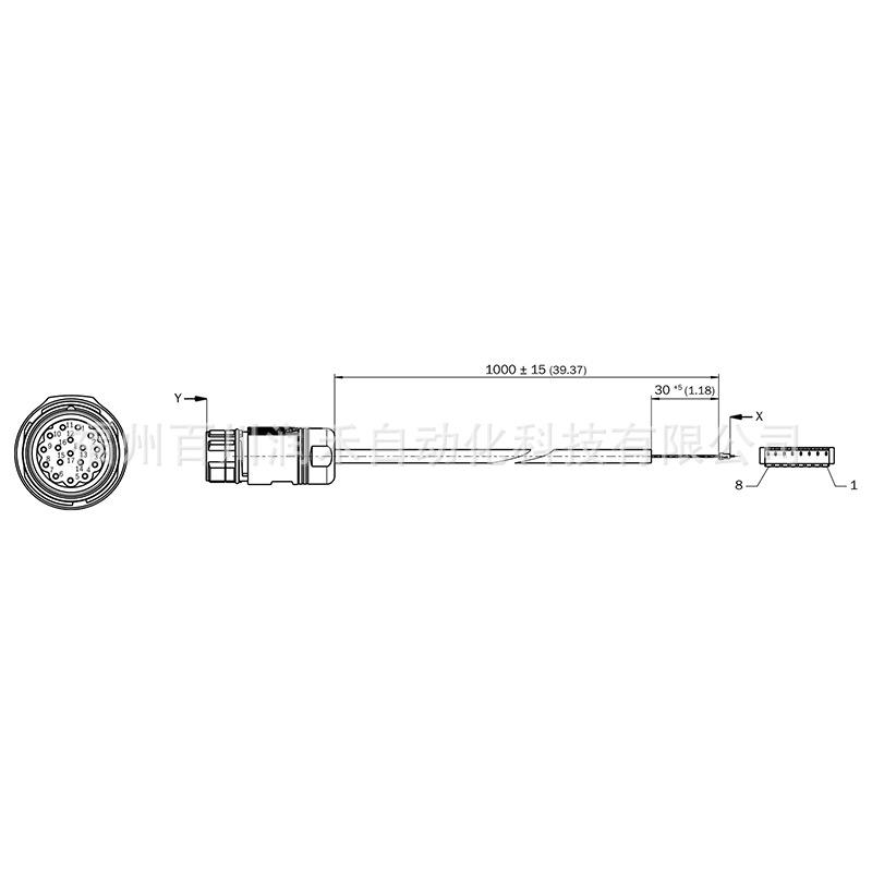 Sick Sensor Accessories DSL-2317-G01MJB6 Connection Cable - Brand New Original DSL-2317-G01MJB6