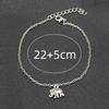 New Fashion Retro Elephant Charm Beach Anklets For Women Trendy Silver Color Foot Jewelry Wholesale Leg Bracelet Gift For Girl