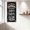 Vintage Corvette Happiness Metal Tin Sign - You Can't Buy Happiness But You Can Buy A Corvette Decorative Plaque for Man Cave Ba