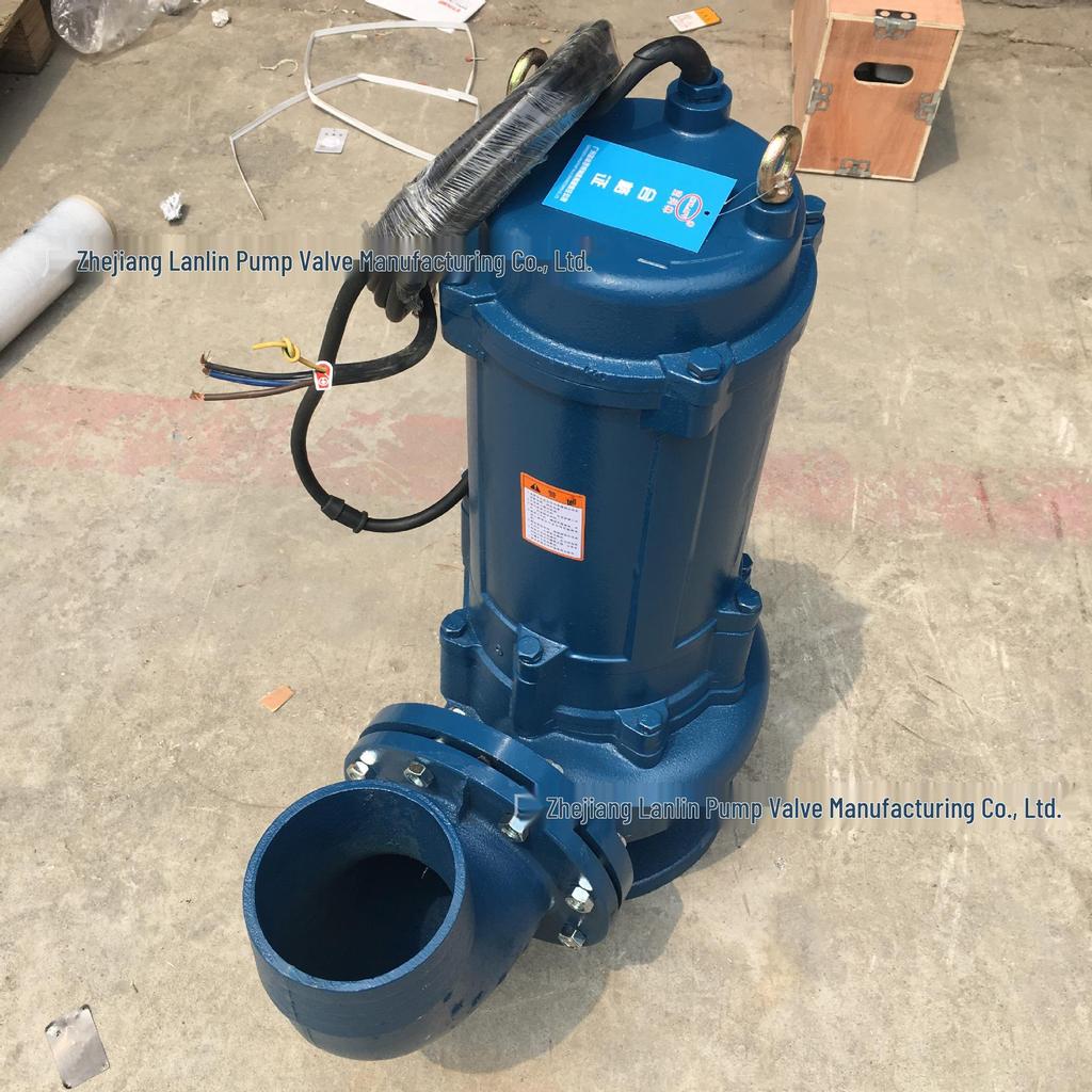 4-Pole High Power 150WQ130-20 Submersible Sewage Pump with Large Caliber and Coupling Device