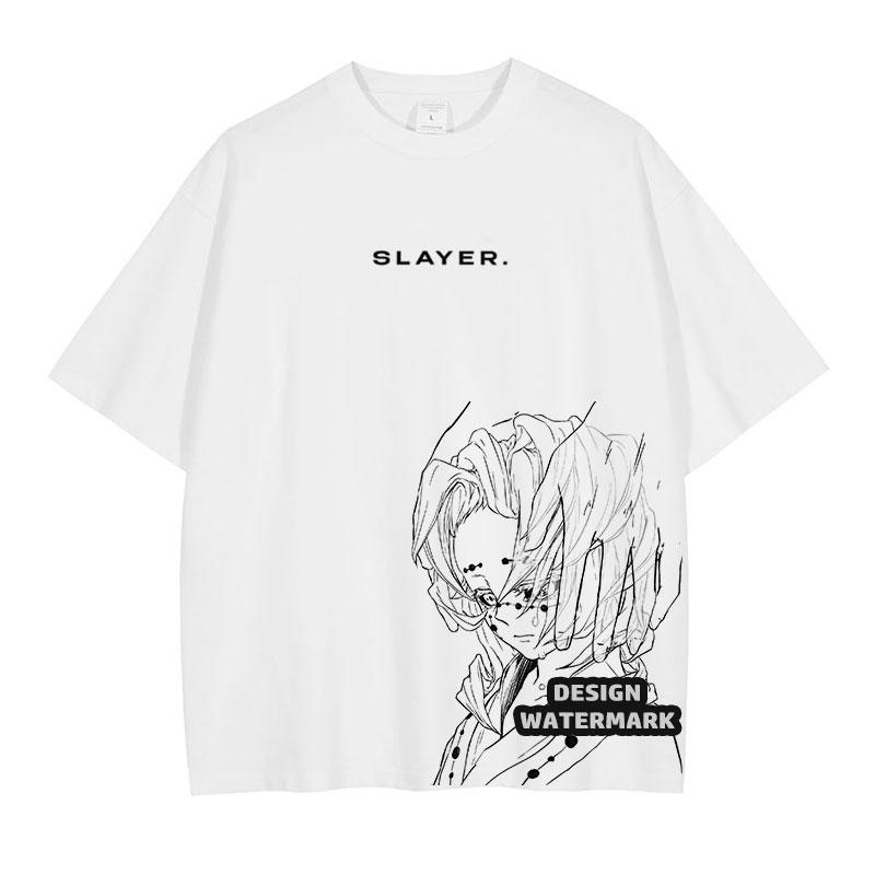 Anime Inosuke Tshirts Oversized Vintage Washed KKimetsu No Yaiba T Shirt Tanjirou Zenitsu Kyoujurou Tops Tees Man Cotton