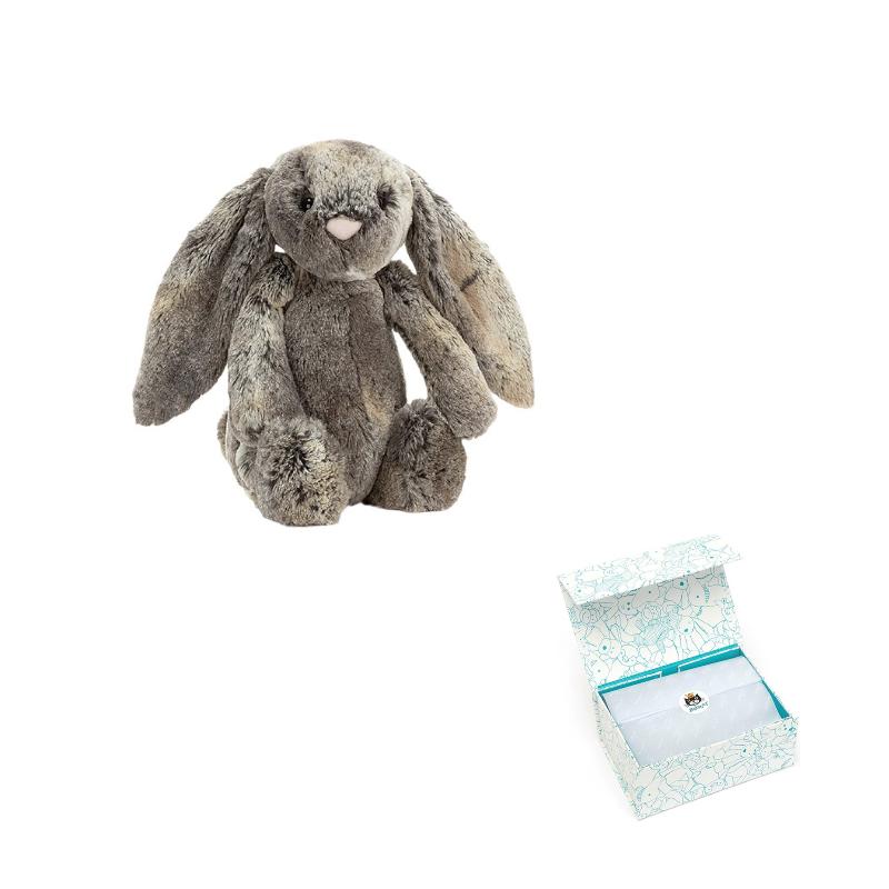 

JELLYCAT Shy Series Animal Cottontail Rabbit Pacifier Doll Plush Doll 31cm Tall medium31cm