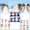 Adorable Q Version Rem And Ram Action Figures From Rezero Unique Anime Collectibles