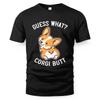 2025 Fashion Summer Corgi T-shirt For Men Humour Funny Print Graphic Crewneck T Shirts Outdoor Sports Streetwear Women Tee Top