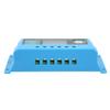12V 24V Solar Panel Controller LCD Display Photovoltaic Charge Controller with Connectors Blue 20A