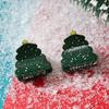5pcs Christmas Creative Mini Acrylic Hair Clips | Santa Claus & Christmas Tree Princess Head Bangs Clip, Decor Hair Pin