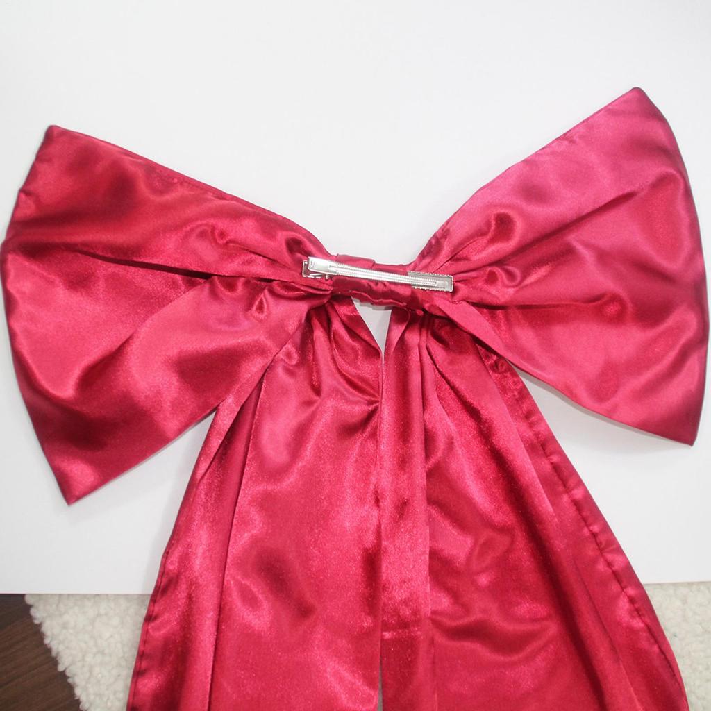 120cm Big Christmas Tree Bow Topper Elegant Ribbon Tree Topper Christmas Bow Ornaments 2025 Xmas Navidad Party Supplies