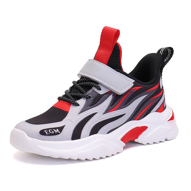 Boy'S Running Sneakers Children'S Sports Shoes Boys Casual Trendy Shoes Lightweight Nonslip Increased Outdoor Shoes