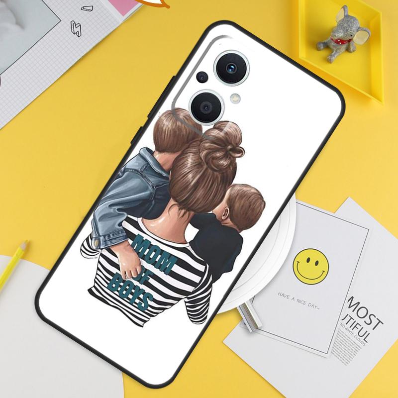 Baby Mom Daughter Girl Son Dad For OPPO Reno 12F 14F 13F 11F 10 11 12 13 14 Pro 7 8 Lite 8T OPPO Find X6 X5 X8 X9 Pro Case