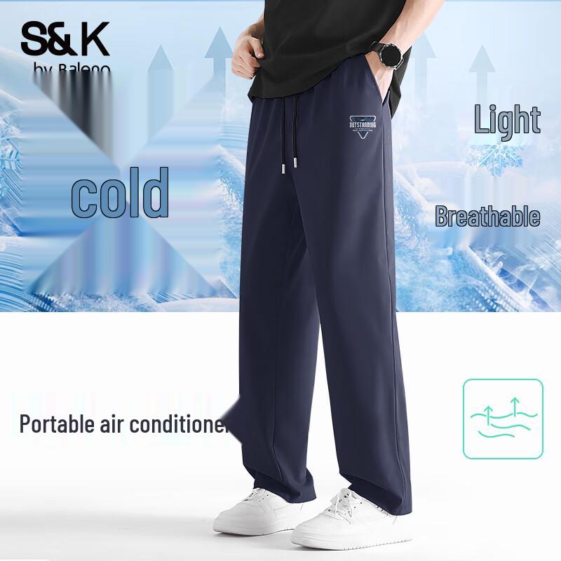 

Baleno S&K Men s Summer Cooling Casual Straight-Leg Pants 5XL