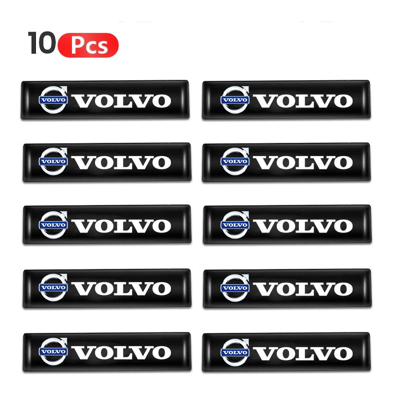 2/4/10Pcs 3D Car Badge Decorative Stickers For Volvo V60 V40 XC90 S60 C30 XC60 V50 V70 S90 XC40 S80 EX30 EX90 EM90 C40 S40 S80L