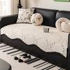 Autumn And Winter New Plush Special-Shaped Sofa Cushion Thickened Cover French Wind Irregular Straight Leather Sofa Seat Cushion Non-Slip
