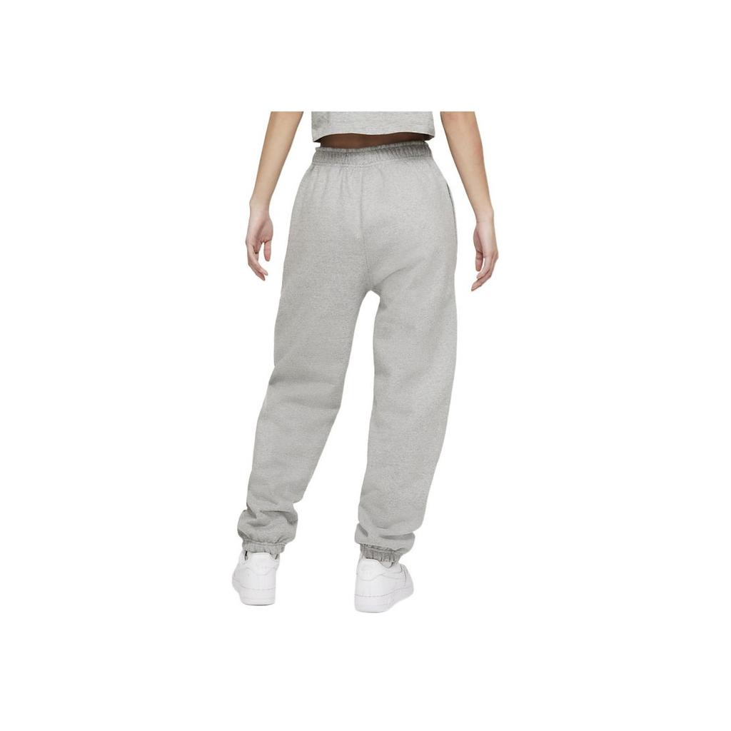 Nike Lab Womens Solo Swoosh Fleece Sweatpants (Asia Sizing) Dark Gray Heather Women Streetwear DA0334-063